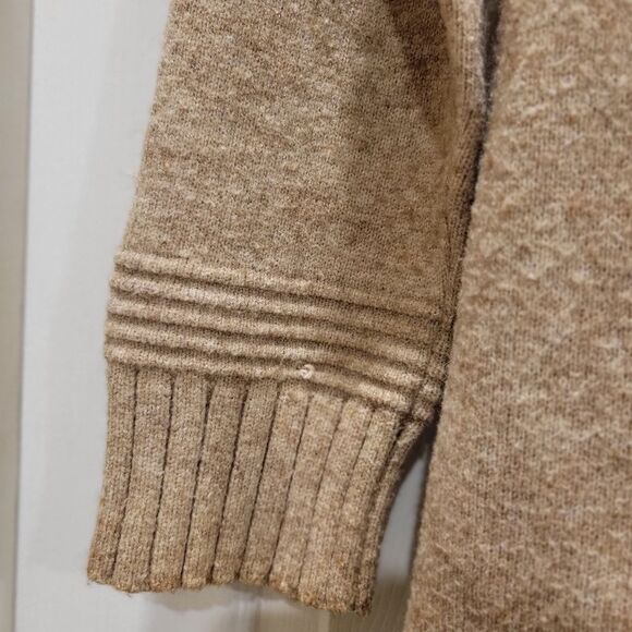 Anthropologie Margarita Tunic Sweater, button shoulder mock neck, sz Sm - Picture 14 of 14